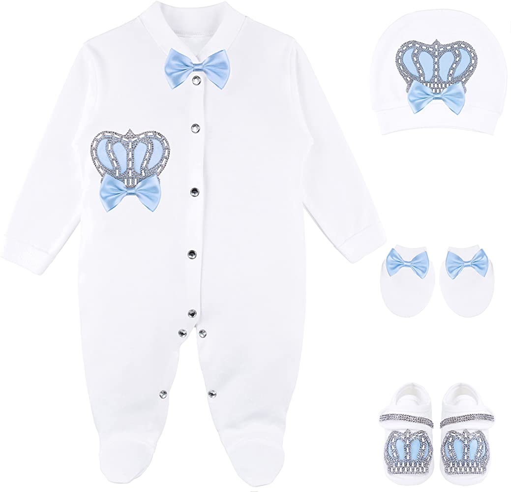 Berkeley - Baby Boy Gentleman Romper Suit SetThis outfit is designed f