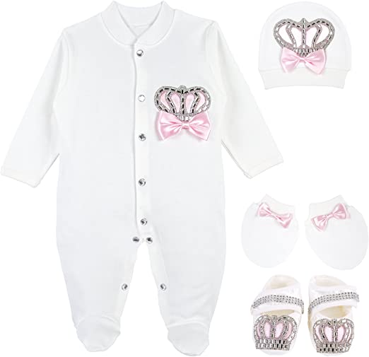Welcome Home Baby Jeweled Suit Set