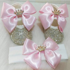 New Styles Customized 2 Pieces Shoes and Headband Set